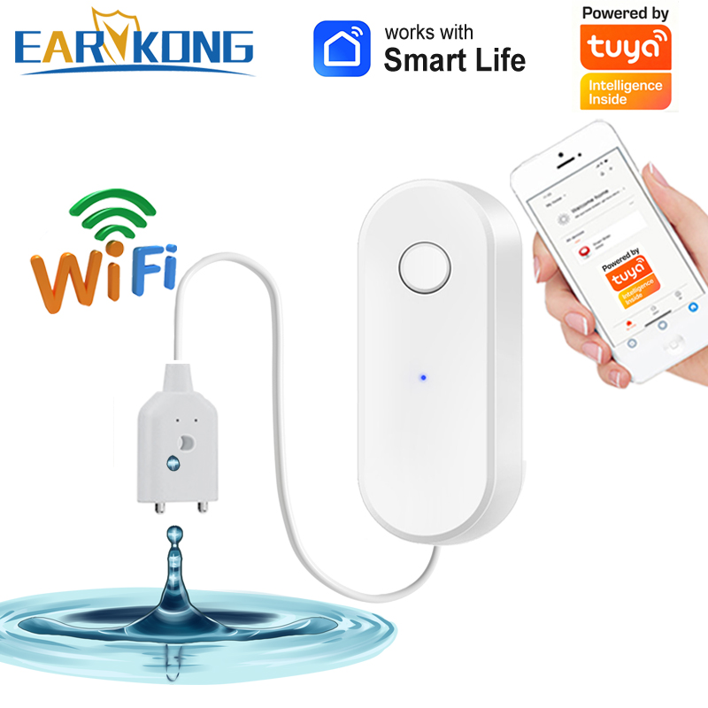 Tuya WiFi Smart Water Leak Sen - Water Alarm Sensor のレビューと価格