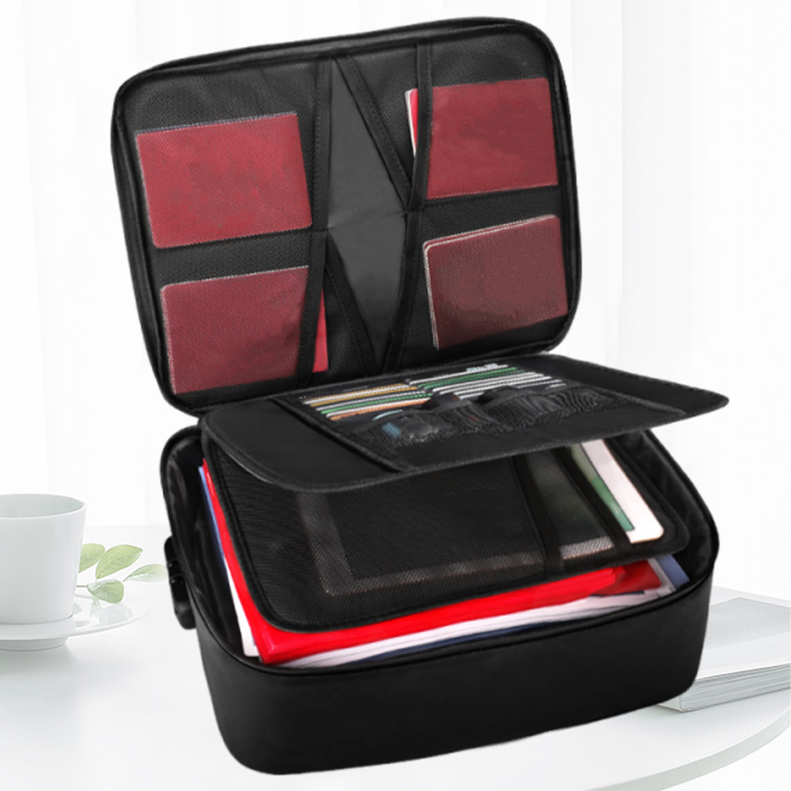 Fireproof Document Bag with Lo - Fire Safe Document のレビューと価格