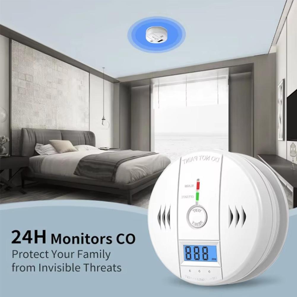Household Carbon Monoxide Alar - Smoke Detector Interconnected のレビューと価格