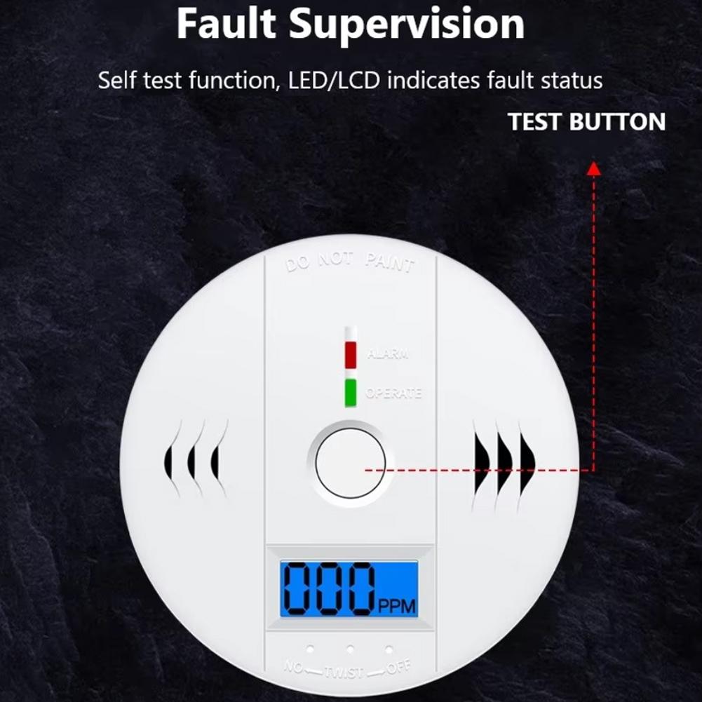 Household Carbon Monoxide Alar - Smoke Detector Interconnected のレビューと価格