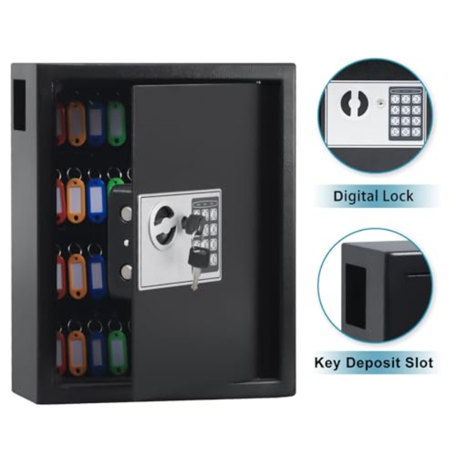 Wall mount electronic key cabi - Lockbox Key Secure のレビューと価格
